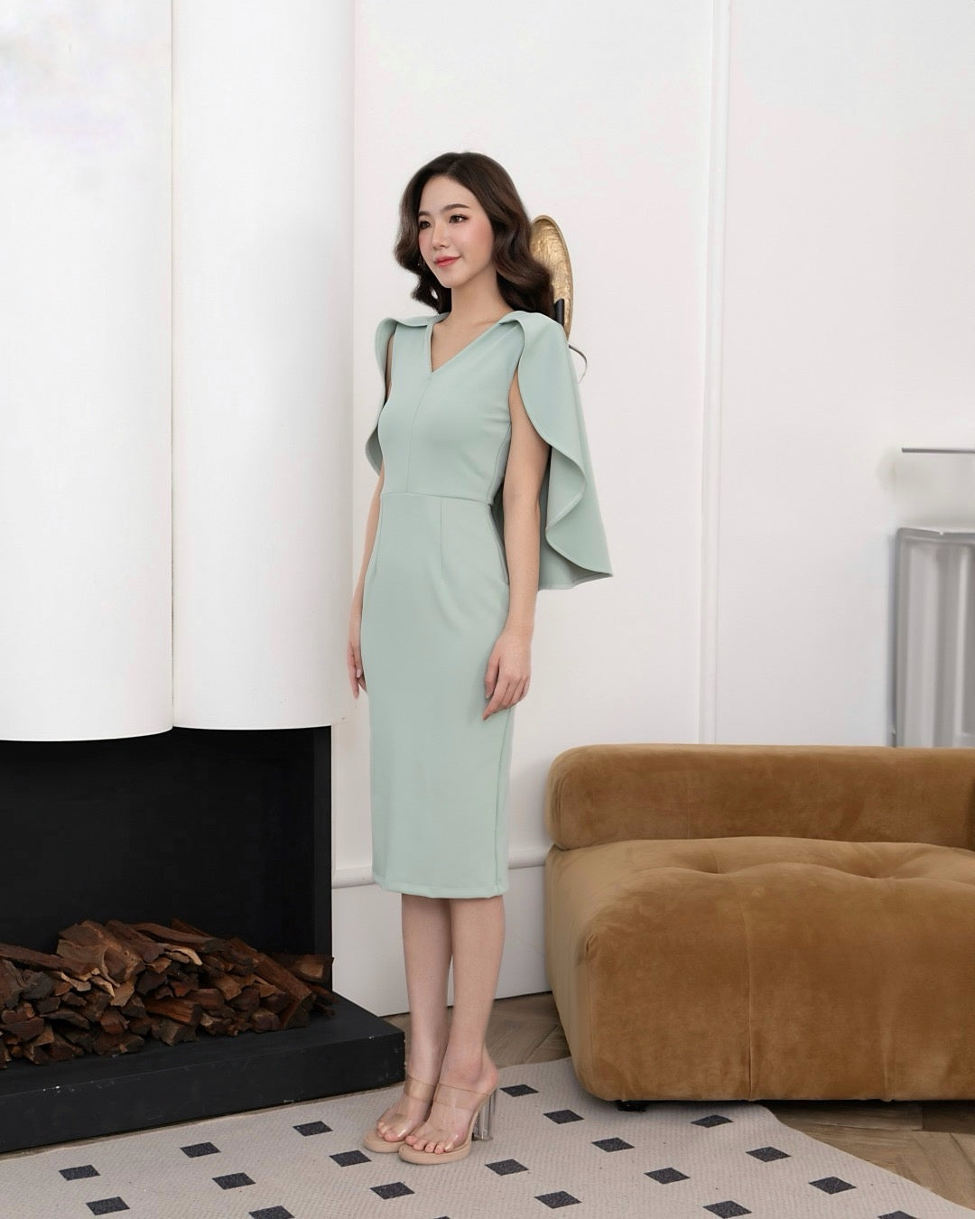 claudia midi dress Claudia Black Lace Midi Dress Ella Lisqu
