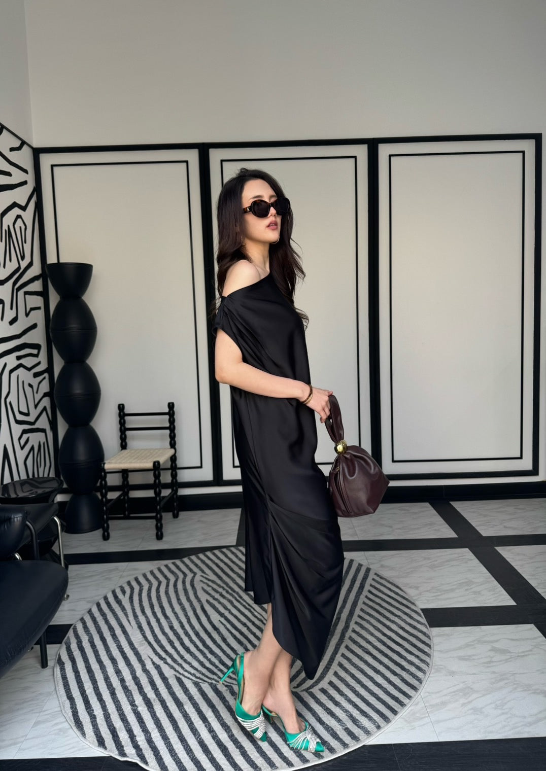 Agatha Silk Dress