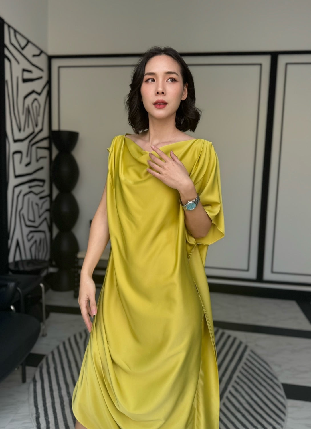 Agatha Silk Dress